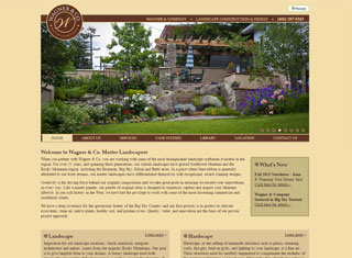 Landscaping Web Design Design Example