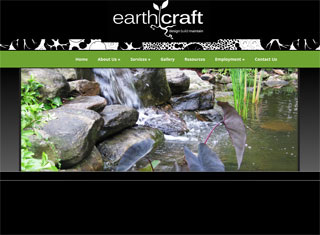 Landscaping Web Design Design Example