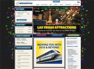 Transportation Web Design Design Example