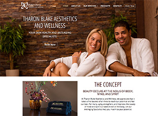 Salon / Spa Web Design Design Example