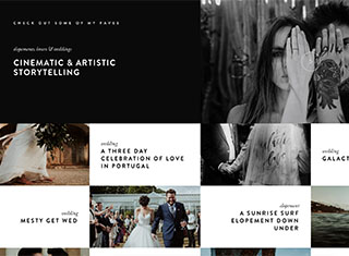 Photography Web Design Design Example