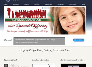 Religious Web Design Design Example