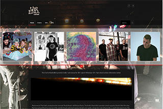 Night Club Web Design Design Example