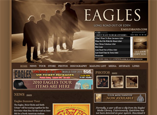 Music Web Design Design Example