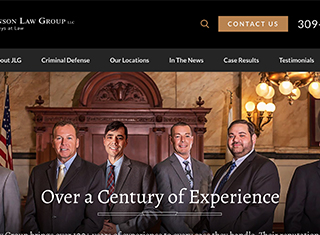 Lawyer Web Design Design Example