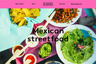 Restaurant Web Design Design Example