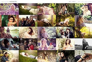 Photography Web Design Design Example