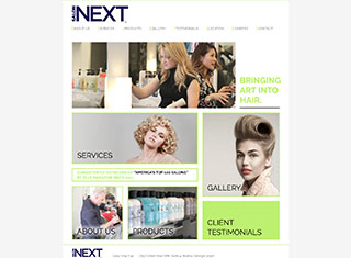 Salon / Spa Web Design Design Example