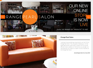 Salon / Spa Web Design Design Example