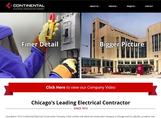 Contractor Web Design Design Example