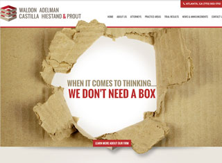 Lawyer Web Design Design Example