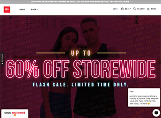 Ecommerce Web Design Design Example