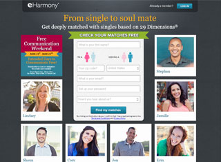 Dating Web Design Design Example