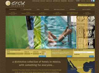 Hotel Web Design Design Example