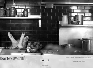 Restaurant Web Design Design Example