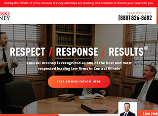 Lawyer Web Design Design Example