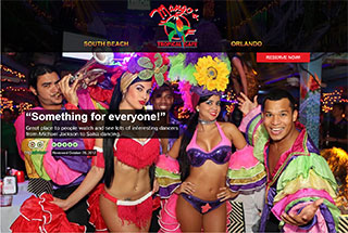 Night Club Web Design Design Example