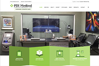 Medical Web Design Design Example