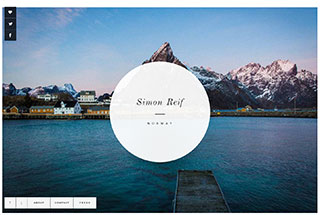 Photography Web Design Design Example