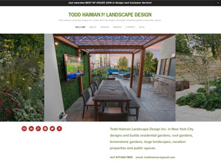 Landscaping Web Design Design Example