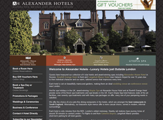 Hotel Web Design Design Example