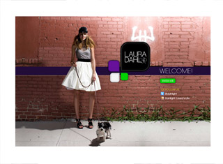 Fashion Web Design Design Example