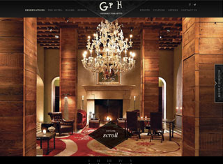 Hotel Web Design Design Example