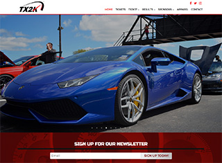 Auto Web Design Design Example