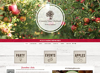 Agriculture Web Design Design Example