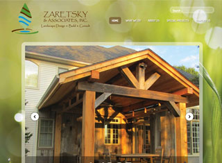 Landscaping Web Design Design Example