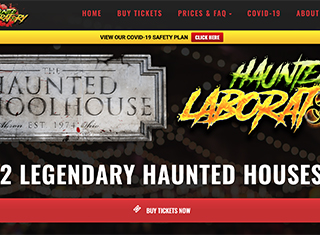 Paranormal Web Design Design Example