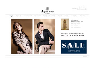 Fashion Web Design Design Example