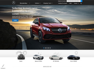 Auto Web Design Design Example