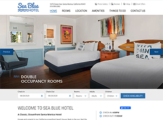 Hotel Web Design Design Example