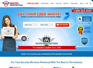 Auto Web Design Design Example