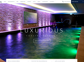 Hotel Web Design Design Example