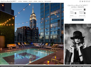 Hotel Web Design Design Example