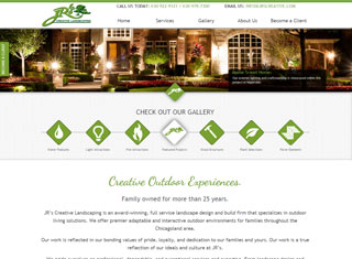 Landscaping Web Design Design Example