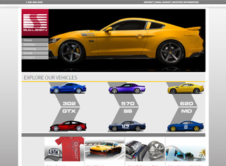 Auto Web Design Design Example