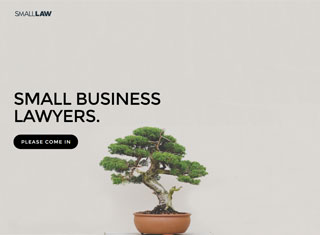 Lawyer Web Design Design Example