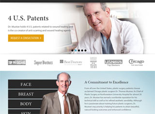 Medical Web Design Design Example