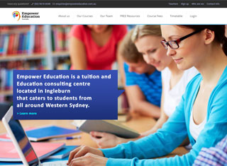 Educational Web Design Design Example