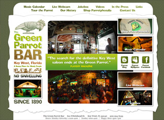 Night Club Web Design Design Example