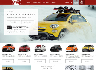 Auto Web Design Design Example