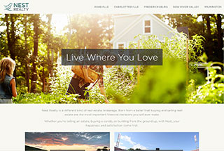 Real Estate Web Design Design Example