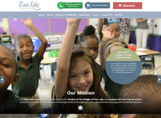 Charity Web Design Design Example