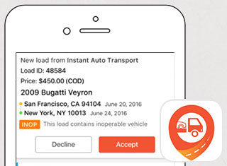 Transportation App Development Design Example