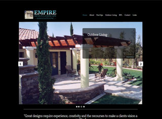 Landscaping Web Design Design Example