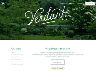 Landscaping Web Design Design Example