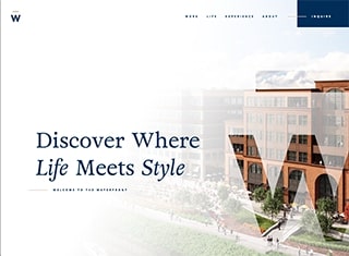 Real Estate Web Design Design Example